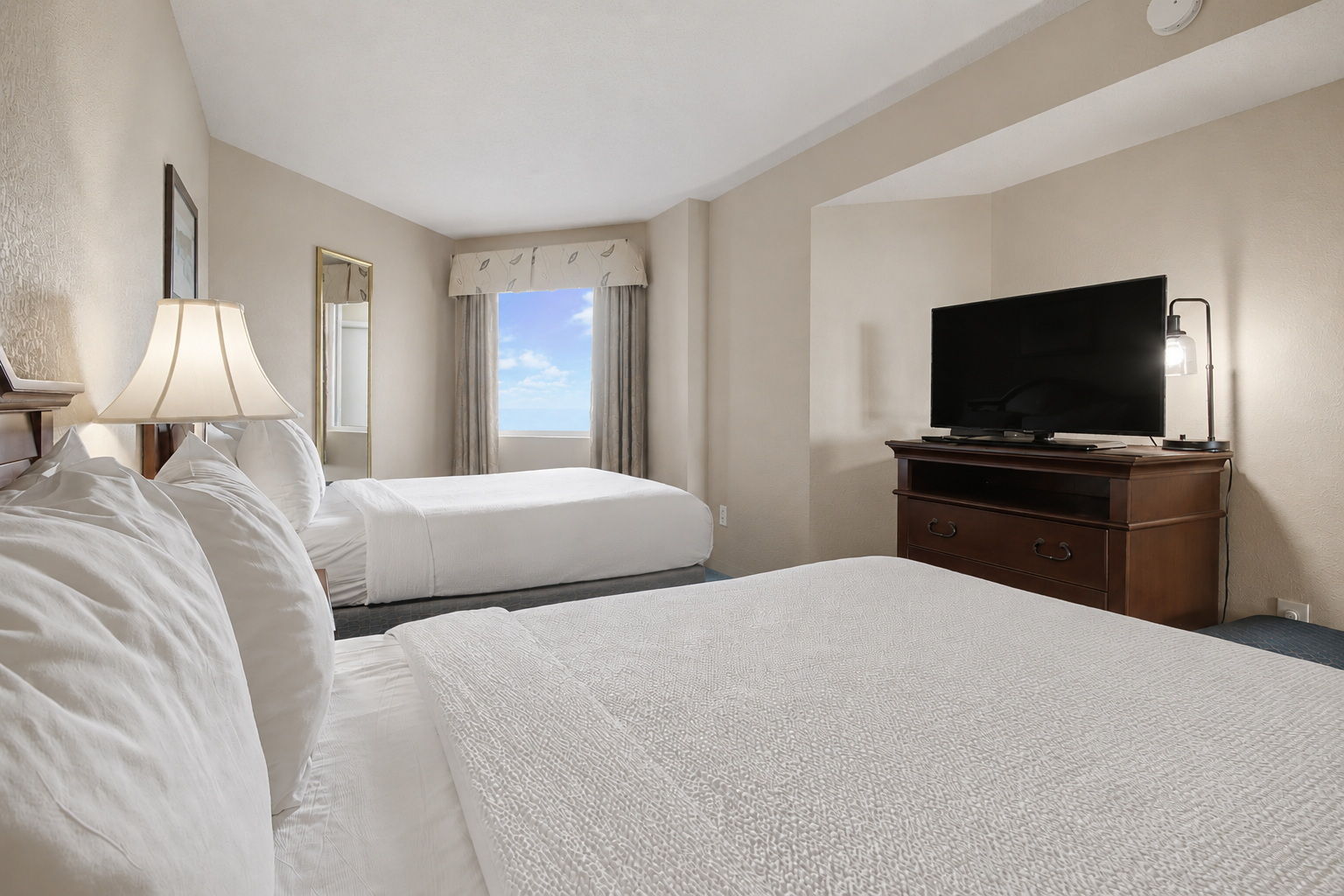 Oceanfront One Bedroom, Two Doubles
