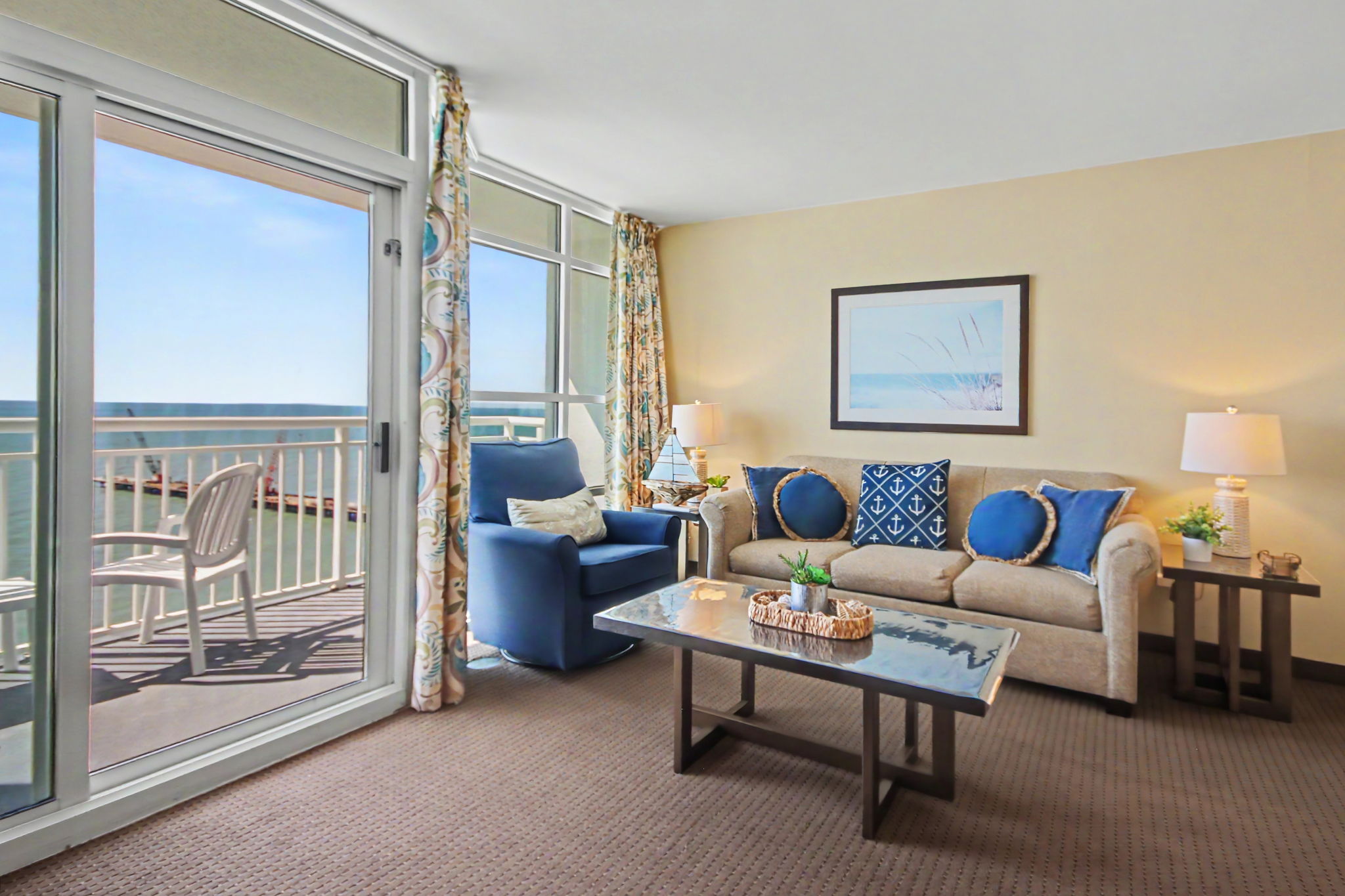Oceanfront One Bedroom, Two Doubles
